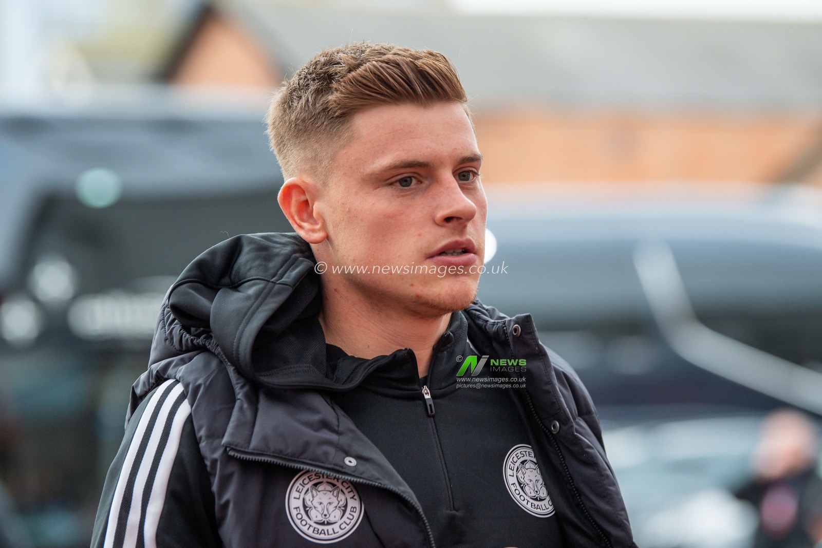 Harvey Barnes #7 of Leicester City arrives ahead of the Premier League match Nottingham Forest vs Leicester City at City Ground, Nottingham, United Kingdom, 14th January 2023

(Photo by Craig Thomas/News Images)