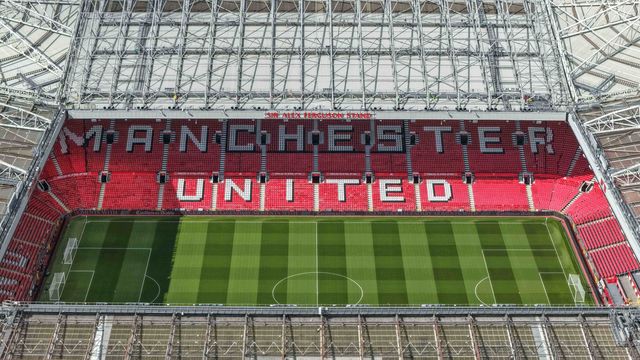 An aerial view of Old Trafford during the Premier League match Manchester United vs Leeds United at Old Trafford, Manchester, United Kingdom on 13 April 2026

(Photo by Mark Cosgrove/News Images)