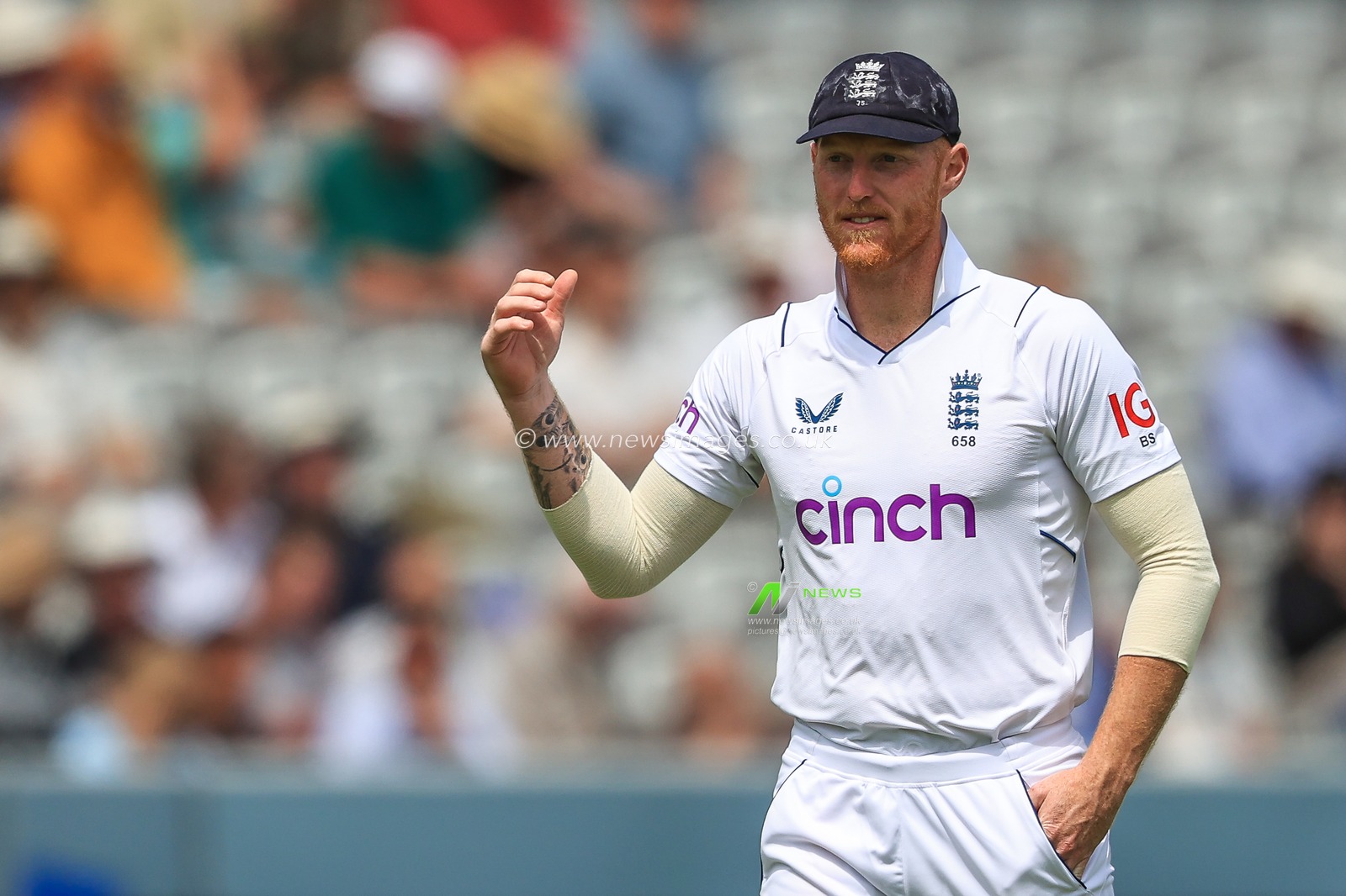 Ben Stokes of England during the game