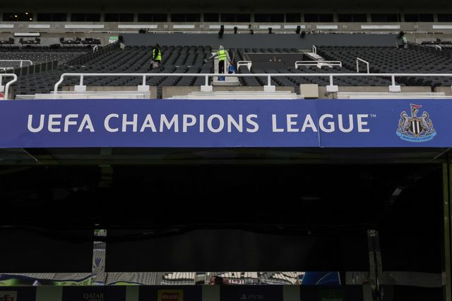 Newcastle Untied’s bench during the UEFA Champions League Last 16 match Newcastle Untied vs Barcelona at St. James's Park, Newcastle, United Kingdom on 10 March 2026

(Photo by Mark Cosgrove/News Images)