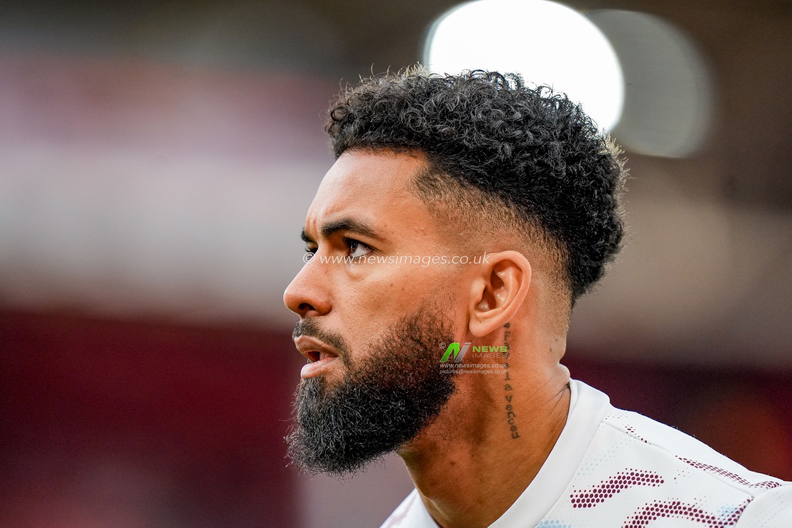 Douglas Luiz of Aston Villa in the pregame warmup session  during the Premier League match Nottingham Forest vs Aston Villa at City Ground, Nottingham, United Kingdom on 12 April 2026

(Photo by Maynard Manyowa/News Images)