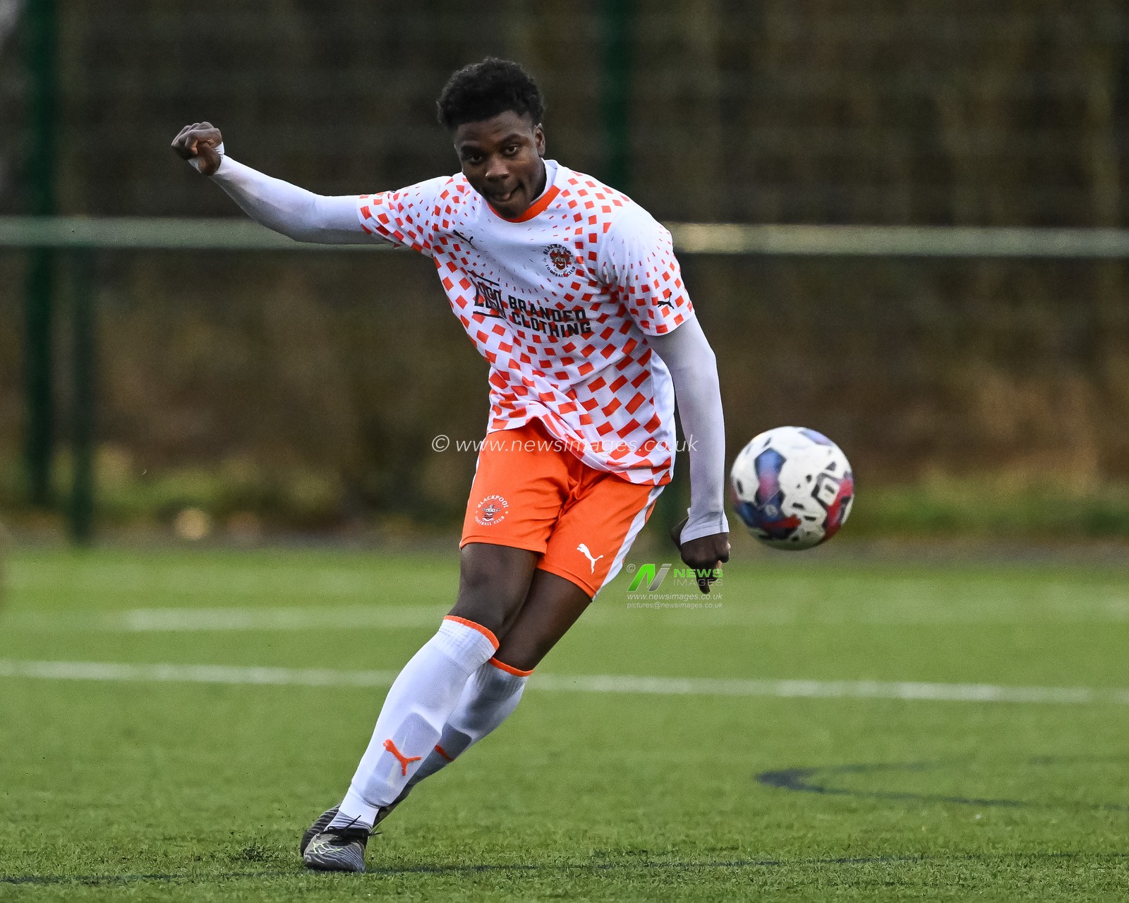 during the Central League match Salford City vs Blackpool at Salford Sports Village, Salford, United Kingdom, 23rd January 2024

(Photo by Craig Thomas/News Images)