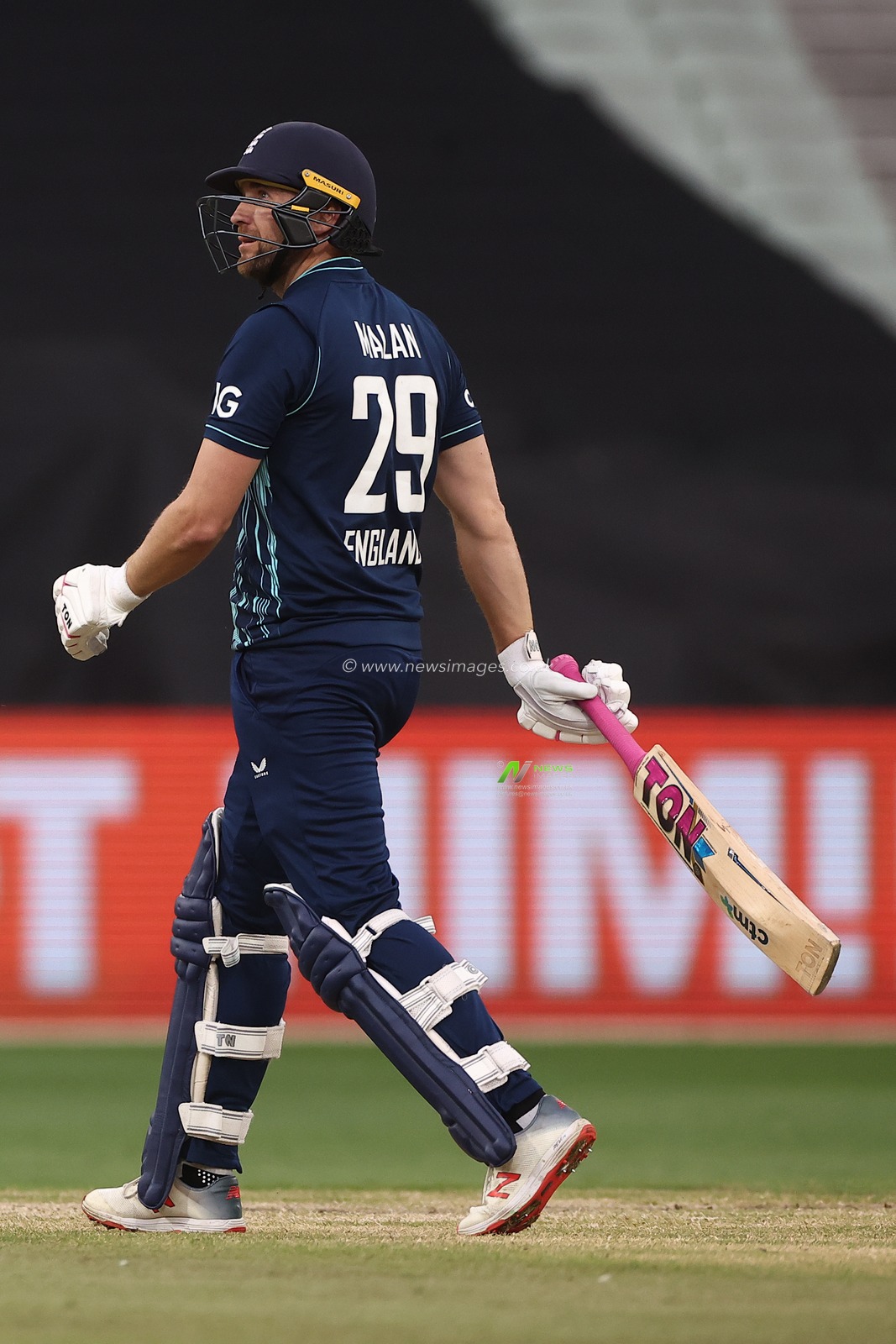 Dawid Malan of England exits the field after being dismissed  during the Dettol ODI Series match Australia vs England at Melbourne Cricket Ground, Melbourne, Australia, 22nd November 2022

(Photo by Patrick Hoelscher/News Images)