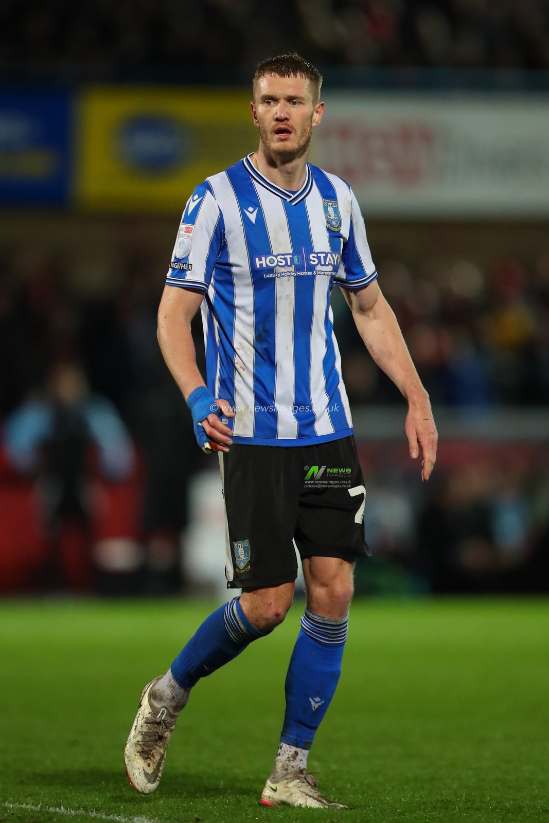 Michael Smith #24 of Sheffield Wednesday during the Sky Bet League 1 match Cheltenham Town vs Sheffield Wednesday at The Completely-Suzuki Stadium, Cheltenham, United Kingdom, 29th March 2023

(Photo by Gareth Evans/News Images)