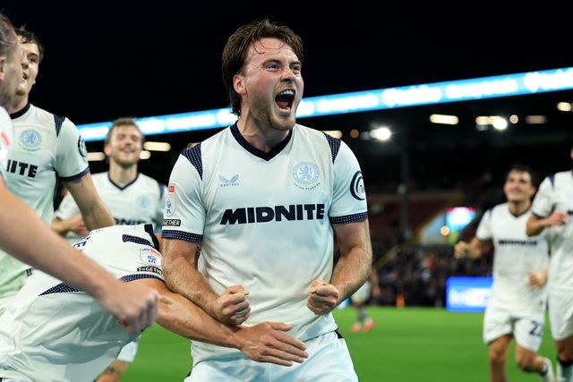 Aidan Morris of Middlesbrough celebrates after scoring to make it 0-1 during the Sky Bet Championship match Burnley vs Middlesbrough at Turf Moor, Burnley, United Kingdom on 02 September 2026

(Photo by Jorge Horsted/News Images)