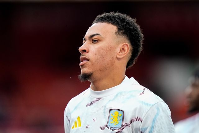 Morgan Rogers of Aston Villa in the pregame warmup session  during the Premier League match Nottingham Forest vs Aston Villa at City Ground, Nottingham, United Kingdom on 12 April 2026

(Photo by Maynard Manyowa/News Images)