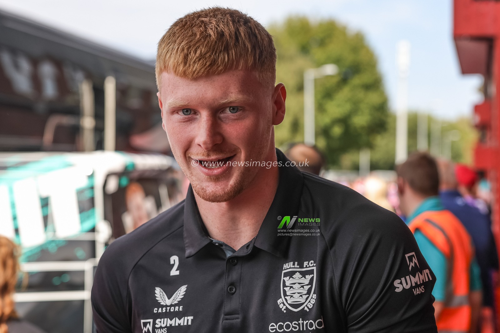 Harvey Barron of Hull FC arrives during the Betfred Super League Round 25 match Hull KR vs Hull FC at Sewell Group Craven Park, Kingston upon Hull, United Kingdom, 7th September 2025

(Photo by Mark Cosgrove/News Images)