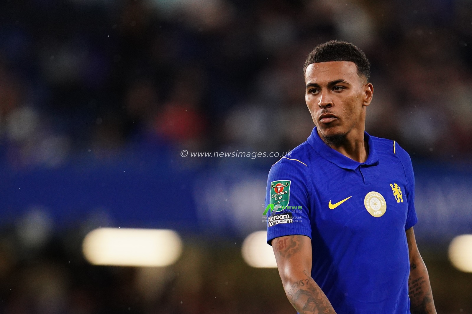 Morgan Rogers of Chelsea during the Carabao Cup round 2 match Chelsea vs Luton Town at Stamford Bridge, London, United Kingdom on 27 August 2026

(Photo by Harvey Murphy/News Images)