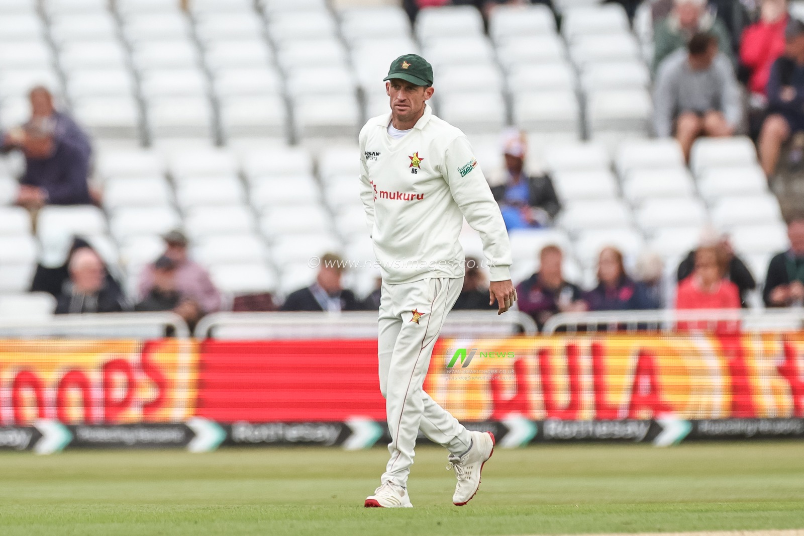 Sean Williams of Zimbabwe during the Rothesay Test Match Day 1 England vs Zimbabwe at Trent Bridge, Nottingham, United Kingdom, 22nd May 2025

(Photo by Mark Cosgrove/News Images)