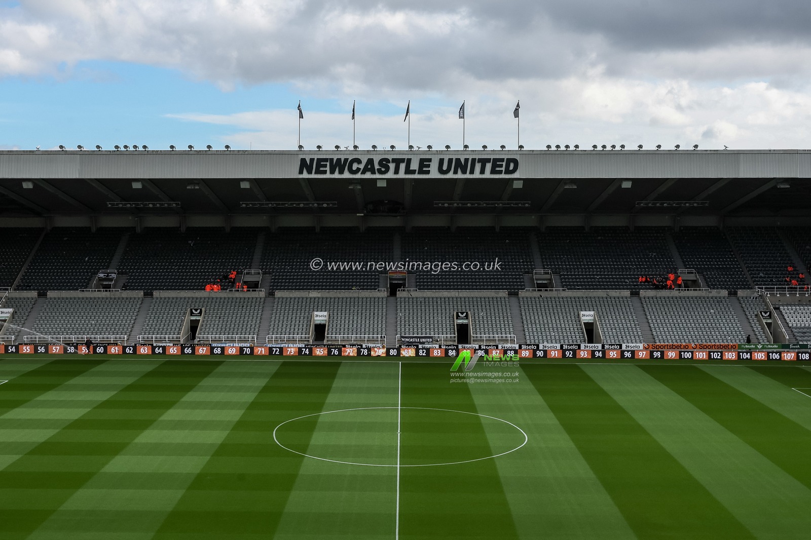 A general view of St James Park ahead of the Premier League match Newcastle United vs West Ham United at St. James's Park, Newcastle, United Kingdom, 30th March 2024

(Photo by Mark Cosgrove/News Images)