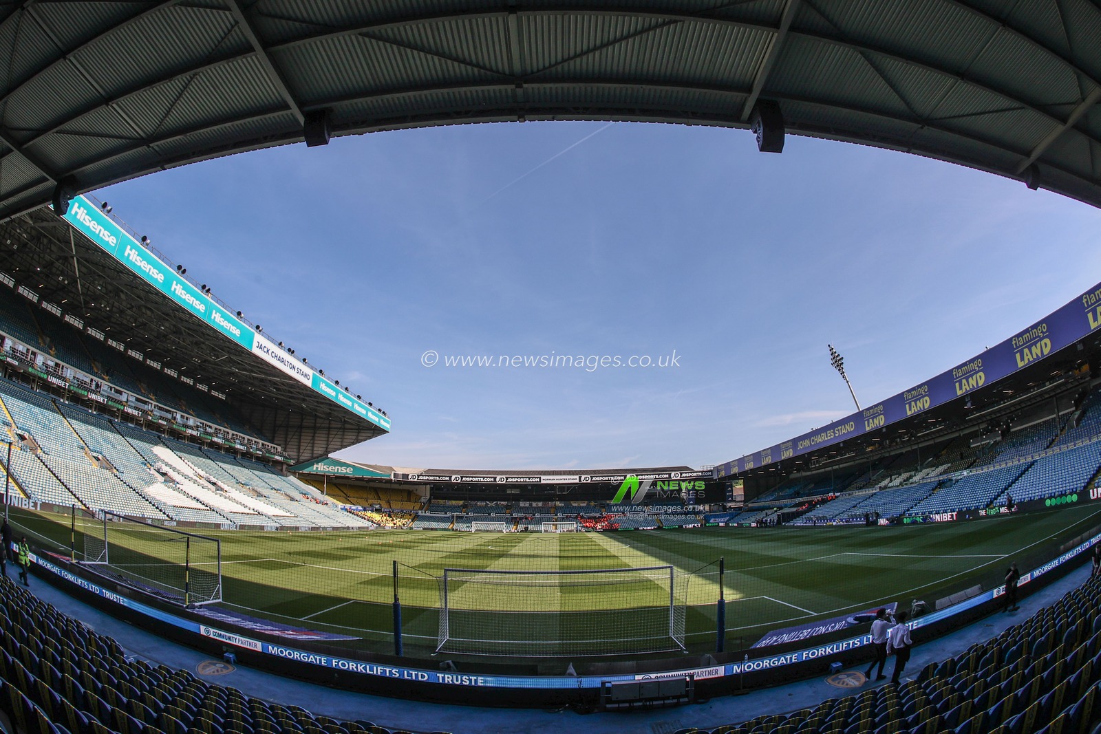 A general view of Elland Road during the Sky Bet Championship match Leeds United vs Bristol City at Elland Road, Leeds, United Kingdom, 28th April 2025

(Photo by Alfie Cosgrove/News Images)