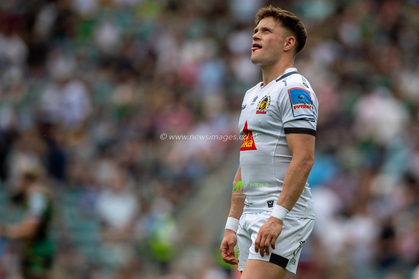 Stephen Varney of Exeter Chiefs during the Gallagher PREM Final match Northampton Saints vs Exeter Chiefs at Allianz Stadium, Twickenham, United Kingdom on 20 June 2026.

(Photo by Alex Williamson/News Images)