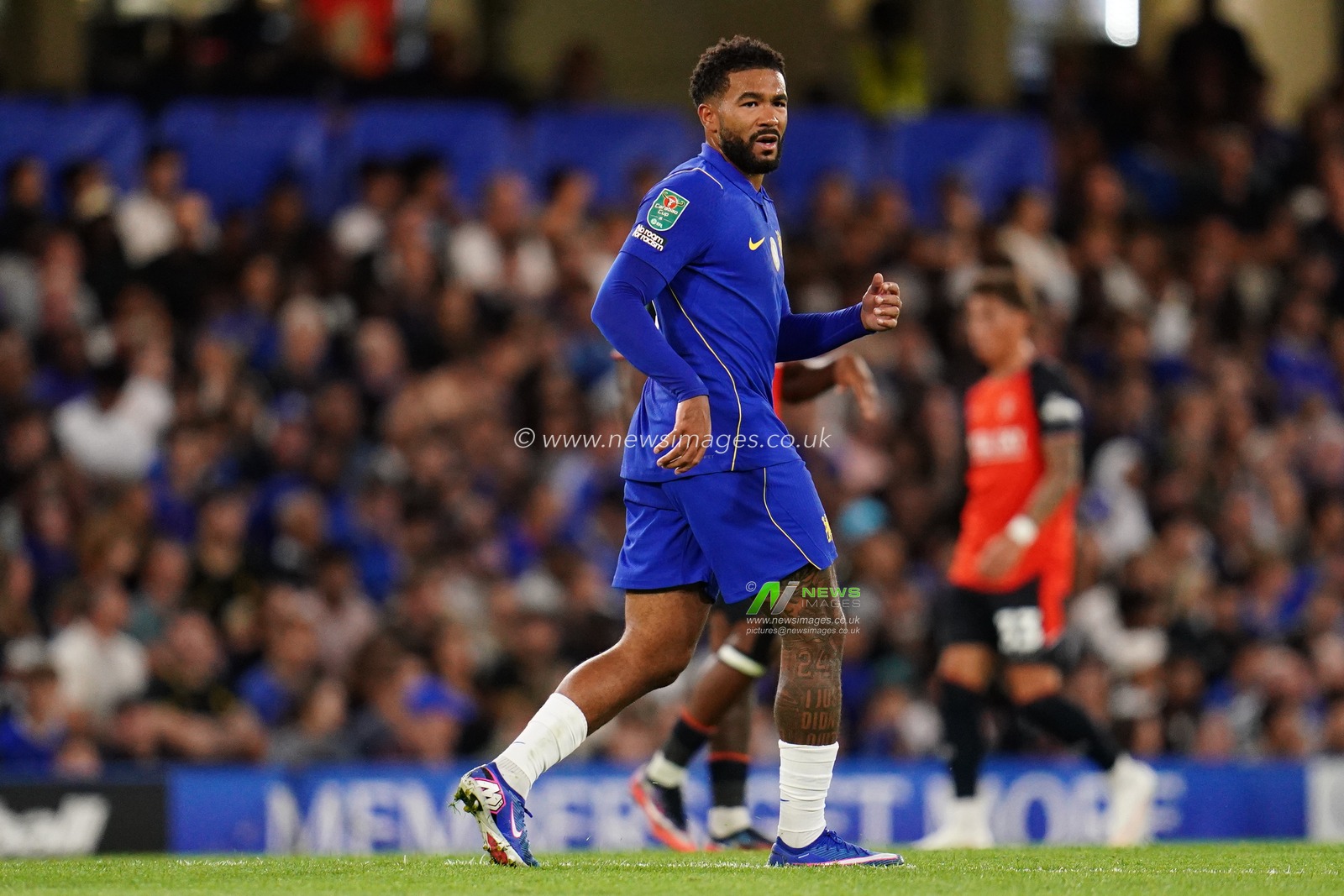 Reece James of Chelsea during the Carabao Cup round 2 match Chelsea vs Luton Town at Stamford Bridge, London, United Kingdom on 27 August 2026

(Photo by Harvey Murphy/News Images)