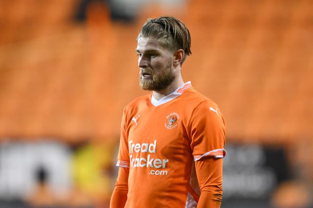 Hayden Coulson of Blackpool during the Vertu Trophy match Blackpool vs Aston Villa U21 at Bloomfield Road, Blackpool, United Kingdom, 17th December 2024

(Photo by Craig Thomas/News Images)