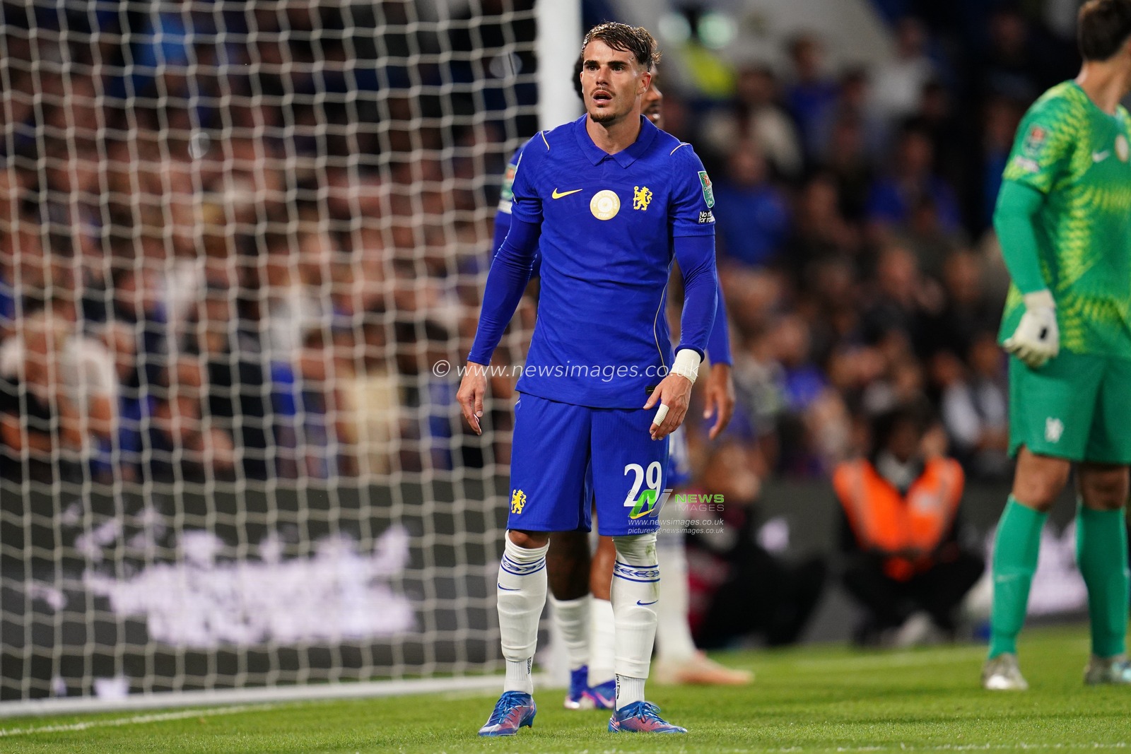 Pep Chavarria of Chelsea during the Carabao Cup round 2 match Chelsea vs Luton Town at Stamford Bridge, London, United Kingdom on 27 August 2026

(Photo by Harvey Murphy/News Images)