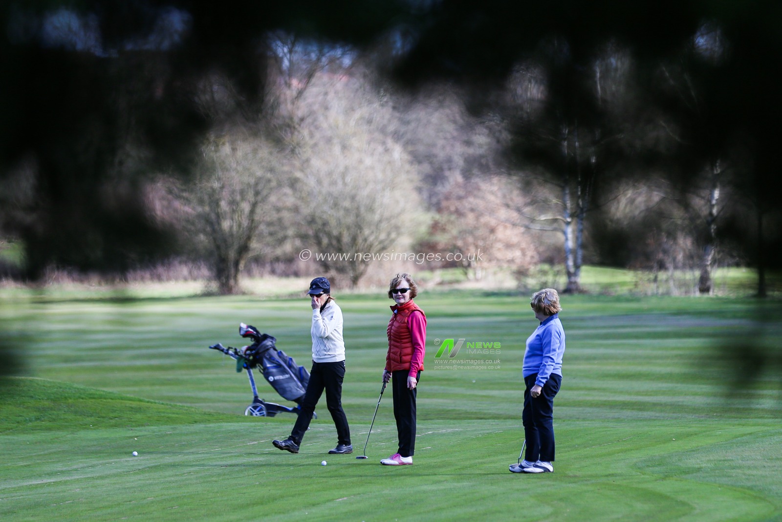 Golfers return at Lees Hall Golf Club, Sheffield, following the easing of England's lockdown to allow far greater freedom outdoors