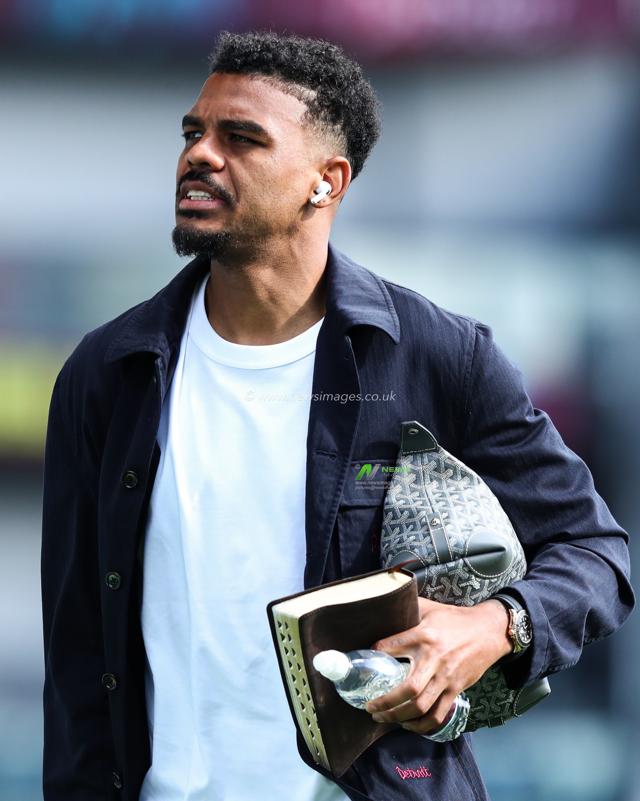 Lyle Foster of Burnley arrives at stadium ahead of the Premier League match Burnley vs Bournemouth at Turf Moor, Burnley, United Kingdom on 14 March 2026

(Photo by Jorge Horsted/News Images)