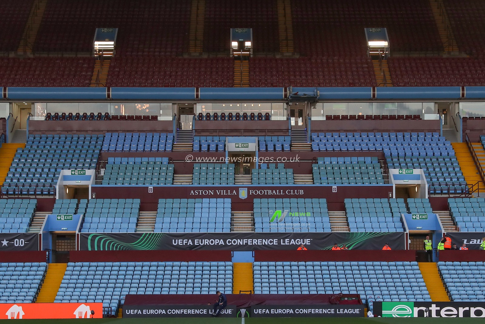 A general view inside of Villa Park, home of Aston Villa ahead of the UEFA Europa Conference League match Aston Villa vs HÅ K Zrinjski Mostar at Villa Park, Birmingham, United Kingdom, 5th October 2023

(Photo by Gareth Evans/News Images)