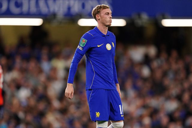 Cole Palmer of Chelsea during the Carabao Cup round 2 match Chelsea vs Luton Town at Stamford Bridge, London, United Kingdom on 27 August 2026

(Photo by Harvey Murphy/News Images)