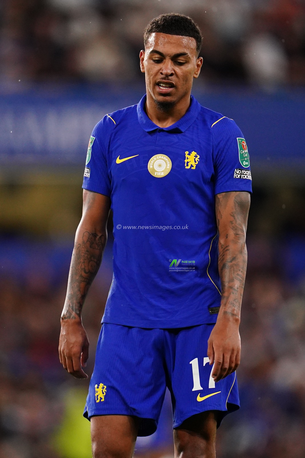 Morgan Rogers of Chelsea during the Carabao Cup round 2 match Chelsea vs Luton Town at Stamford Bridge, London, United Kingdom on 27 August 2026

(Photo by Harvey Murphy/News Images)