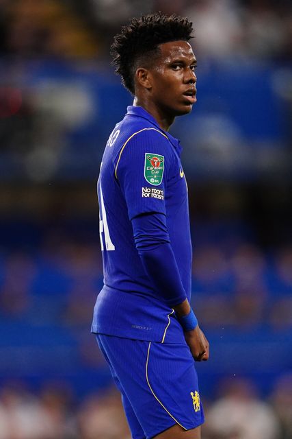 Estevao of Chelsea during the Carabao Cup round 2 match Chelsea vs Luton Town at Stamford Bridge, London, United Kingdom on 27 August 2026

(Photo by Harvey Murphy/News Images)