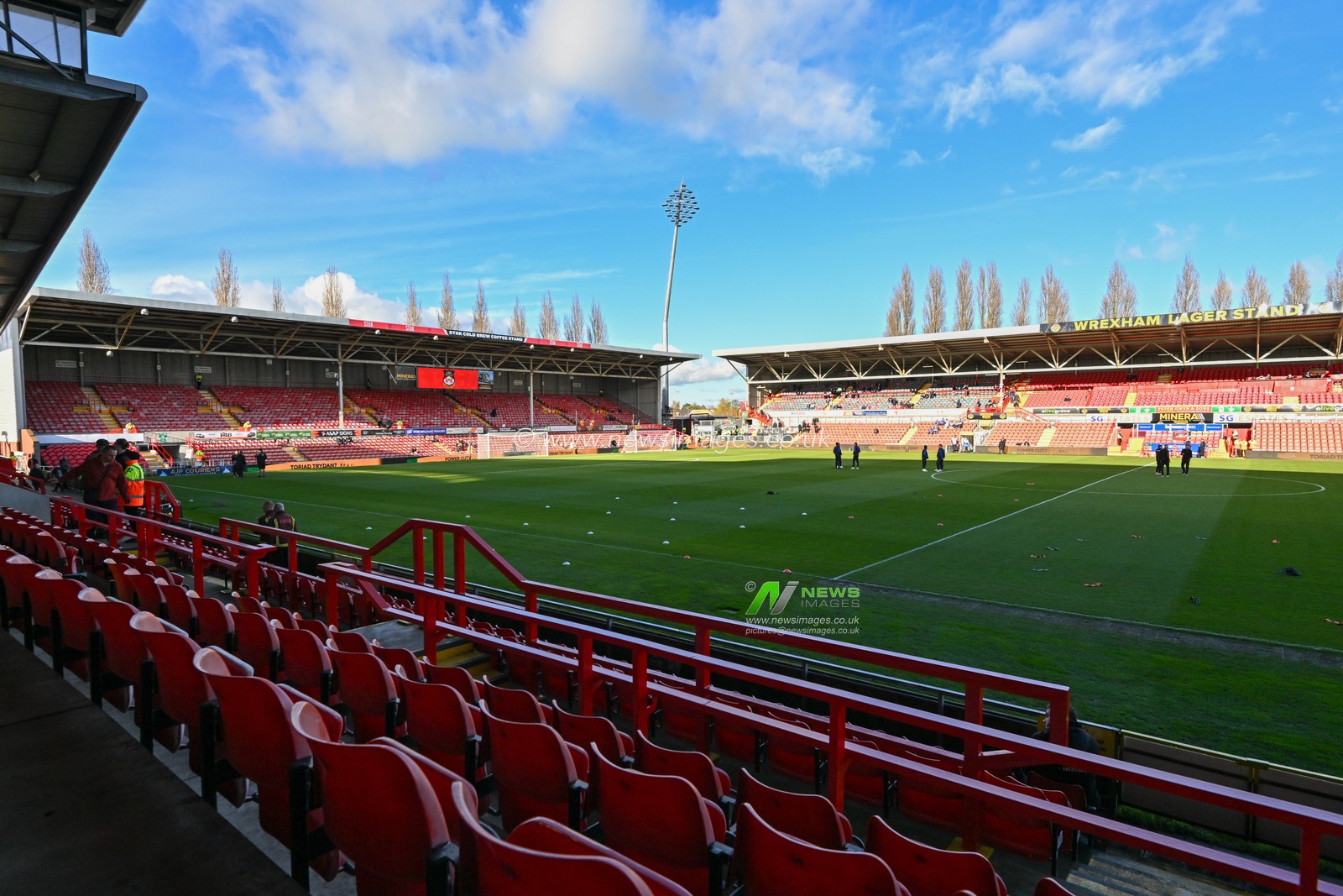 SToK Cae Ras waits ahead of the match, during the Sky Bet League 2 match Wrexham vs Gillingham at SToK Cae Ras, Wrexham, United Kingdom, 11th November 2023

(Photo by Cody Froggatt/News Images)