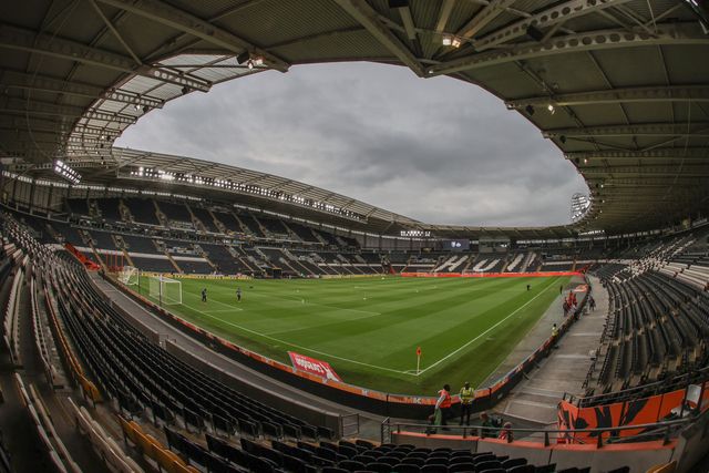 A general view of MKM Stadium ahead of the Pre-season friendly match Hull City vs Sunderland at MKM Stadium, Hull, United Kingdom, 29th July 2025

(Photo by Alfie Cosgrove/News Images)