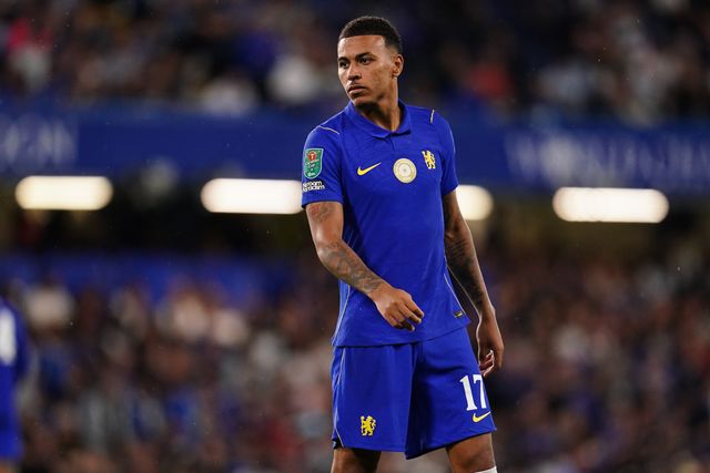 Morgan Rogers of Chelsea during the Carabao Cup round 2 match Chelsea vs Luton Town at Stamford Bridge, London, United Kingdom on 27 August 2026

(Photo by Harvey Murphy/News Images)