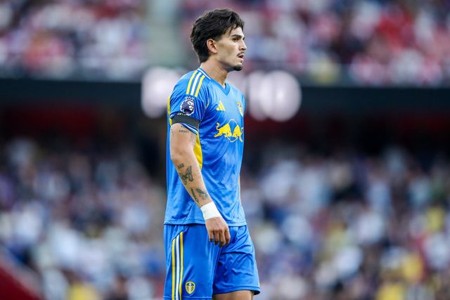 Pascal Struijk of Leeds United looks on during the Premier League match Arsenal vs Leeds United at Emirates Stadium, London, United Kingdom, 23rd August 2025

(Photo by Izzy Poles/News Images)