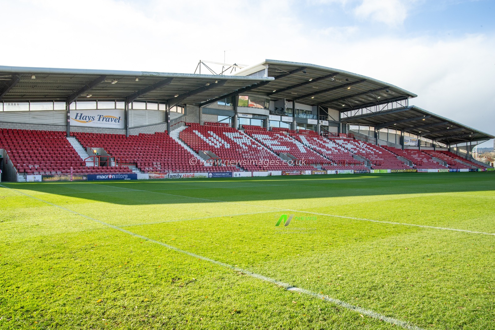 11th November 2018 , Racecourse Ground,  Wrexham, Wales ;  Rugby League World Cup Qualifier,Wales v Ireland ; Racecourse ground before the game


Credit:   Richard Long/News Images