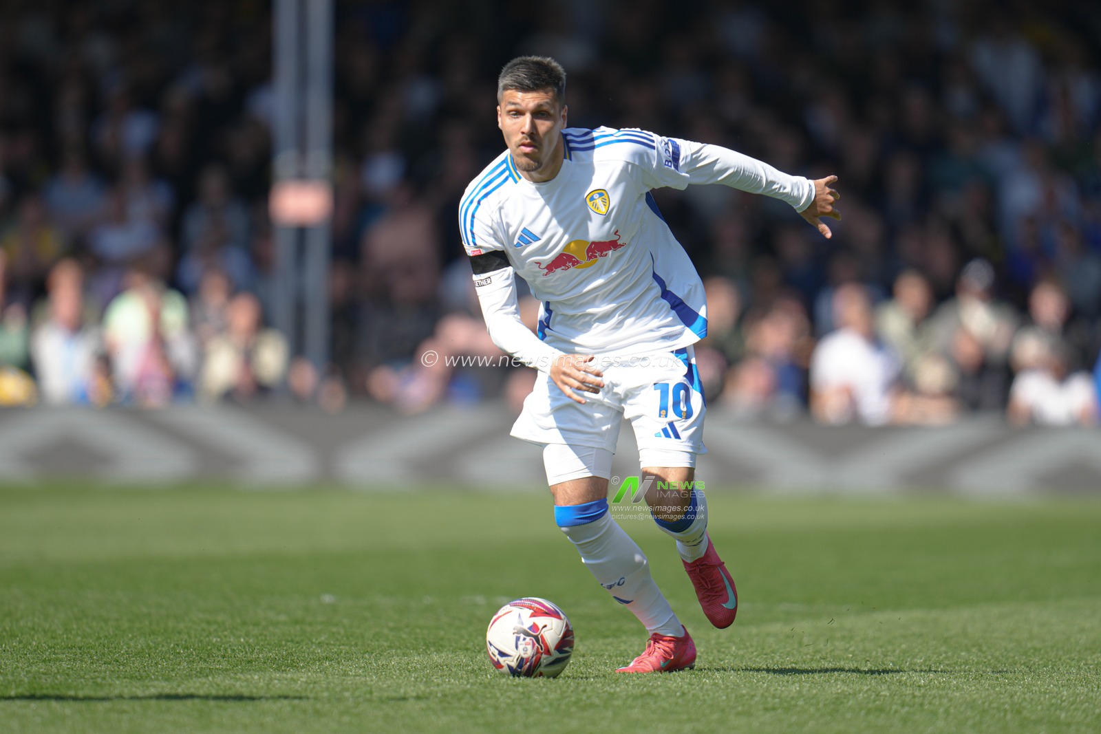 JoÃ«l Piroe of Leeds United during the Sky Bet Championship match Luton Town vs Leeds United at Kenilworth Road, Luton, United Kingdom, 5th April 2025

(Photo by Harvey Murphy/News Images)