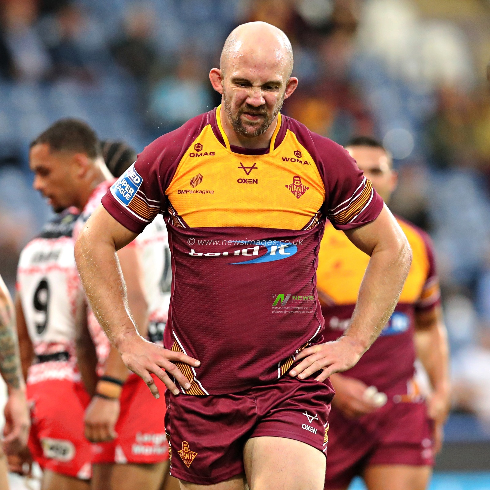 George King of Huddersfield Giants during the Betfred Super League Round 13 match Huddersfield Giants vs Leigh Leopards at John Smith's Stadium, Huddersfield, United Kingdom, 29th May 2025

(Photo by Sam Eaden/News Images)
