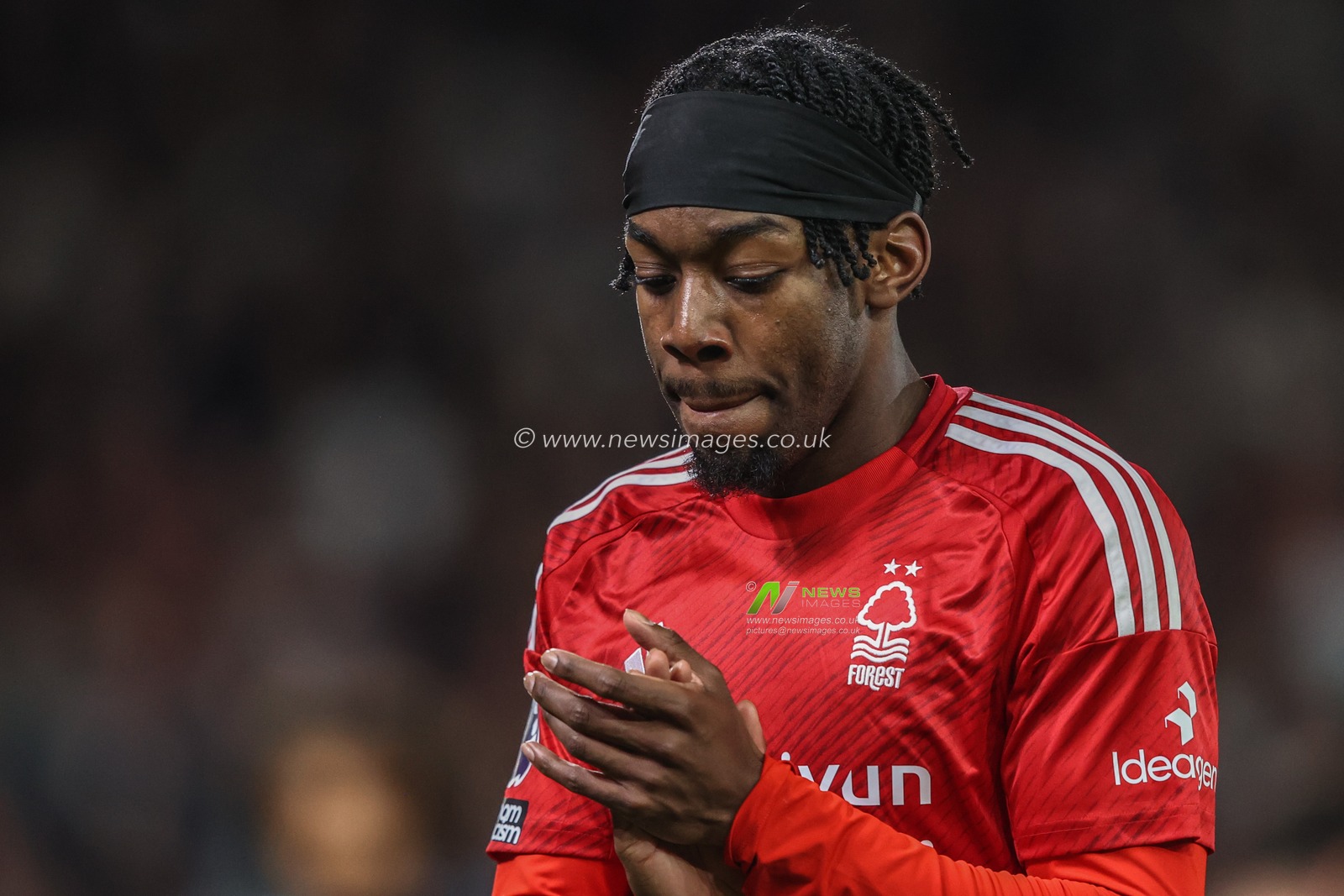 Anthony Elanga of Nottingham Forest during the Premier League match Nottingham Forest vs Manchester United at City Ground, Nottingham, United Kingdom, 1st April 2025

(Photo by Alfie Cosgrove/News Images)