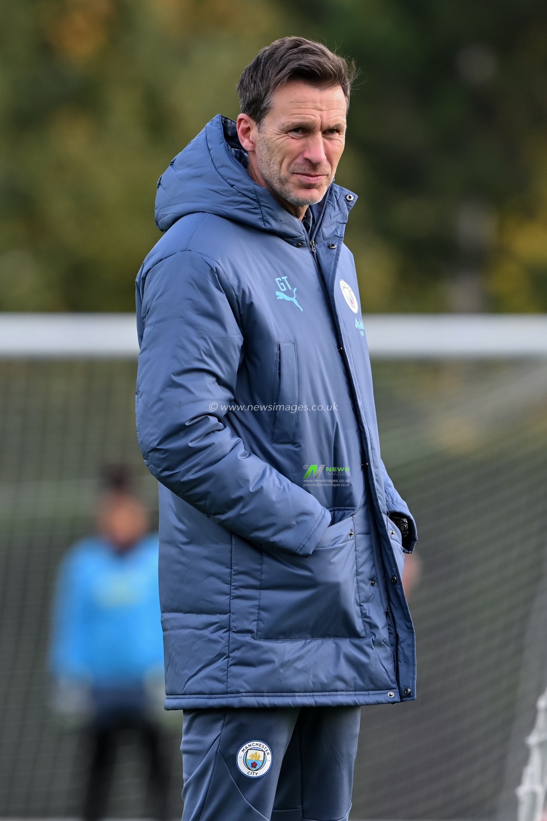 Gareth Taylor manager of Manchester City Women during Manchester City Women Champions league open training session at Joie Stadium, Manchester, United Kingdom, 8th October 2024

(Photo by Cody Froggatt/News Images)