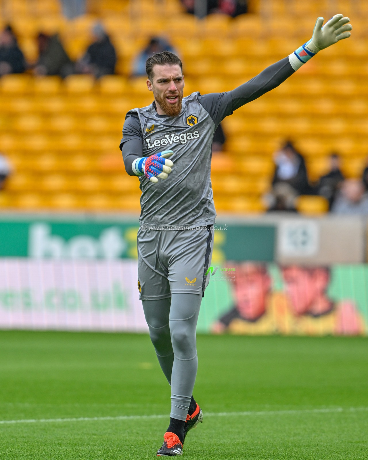 JosÃ© SÃ¡ of Wolverhampton Wanderers in the pregame warmup session during the Premier League match Wolverhampton Wanderers vs Sheffield United at Molineux, Wolverhampton, United Kingdom, 25th February 2024

(Photo by Cody Froggatt/News Images)
