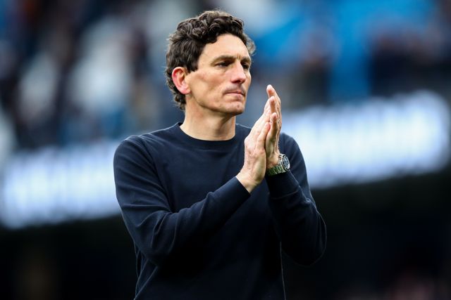 Keith Andrews manager of Brentford dejected after 3-0 loss after the Premier League match Manchester City vs Brentford at The City in the Community Etihad Stadium, Manchester, United Kingdom on 09 May 2026

(Photo by Jorge Horsted/News Images)