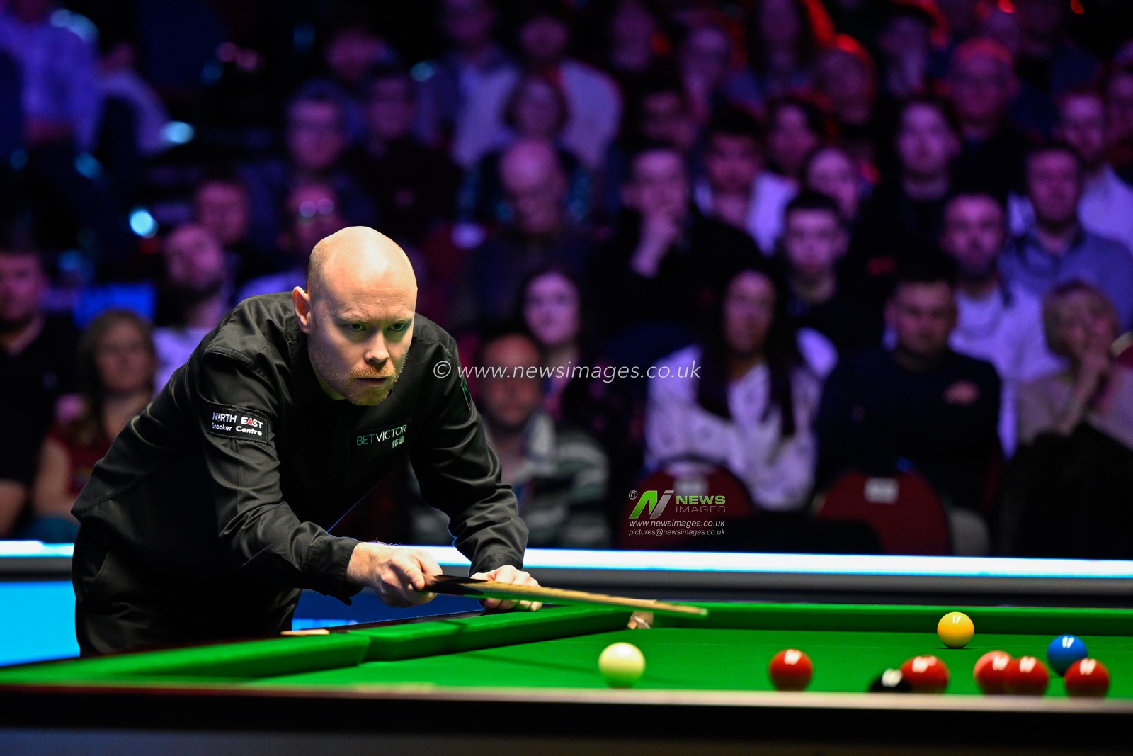 Gary Wilson, during the 2024 BetVictor Welsh Open Final at Venue Cymru, Llandudno, United Kingdom, 18th February 2024

(Photo by Cody Froggatt/News Images)