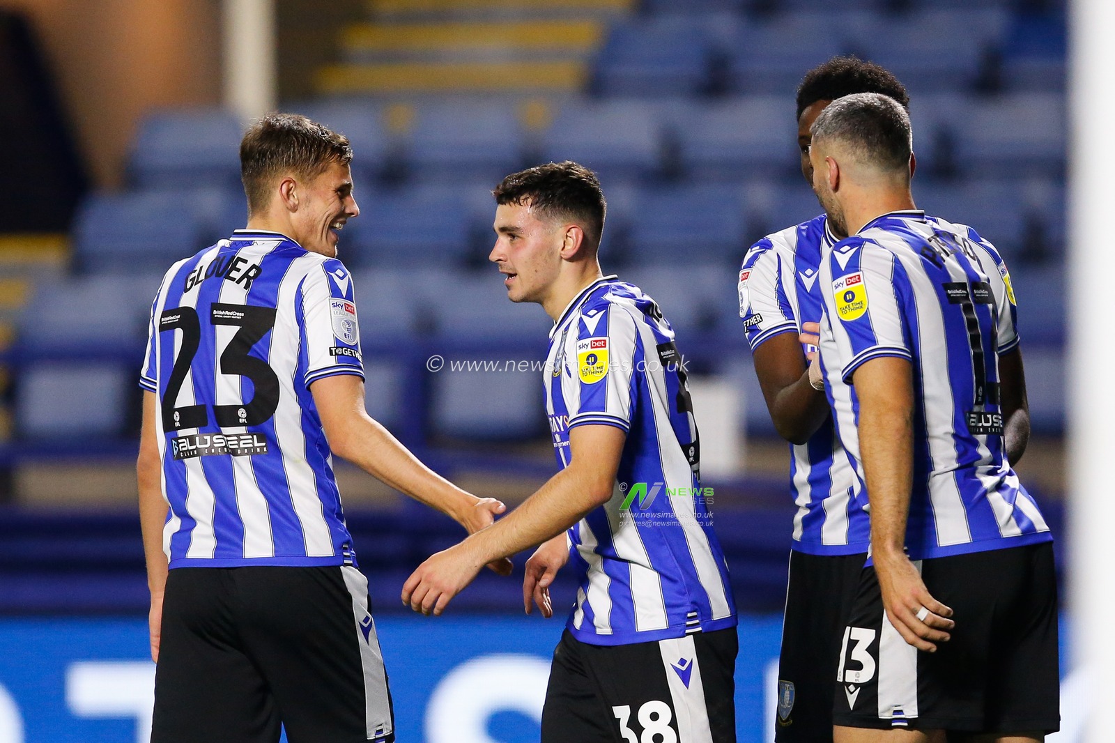Will Trueman #38 of Sheffield Wednesday Celebrates scoring a goal to make it 2-0 during the Papa John's Trophy match Sheffield Wednesday vs Leicester City U21 at Hillsborough, Sheffield, United Kingdom, 18th October 2022

(Photo by Ben Early/News Images)