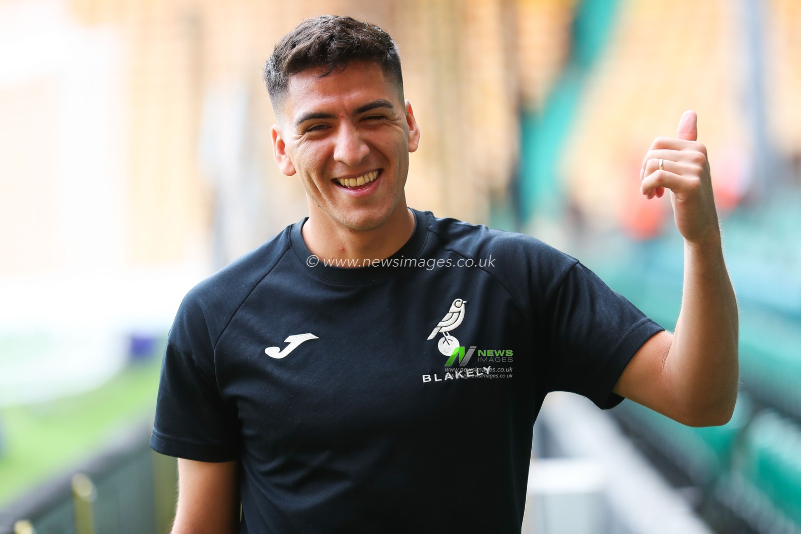 Marcelino Nunez of Norwich City arrives at Carrow Road prior to the Sky Bet Championship match Norwich City vs Blackburn Rovers at Carrow Road, Norwich, United Kingdom, 17th August 2024

(Photo by Izzy Poles/News Images)