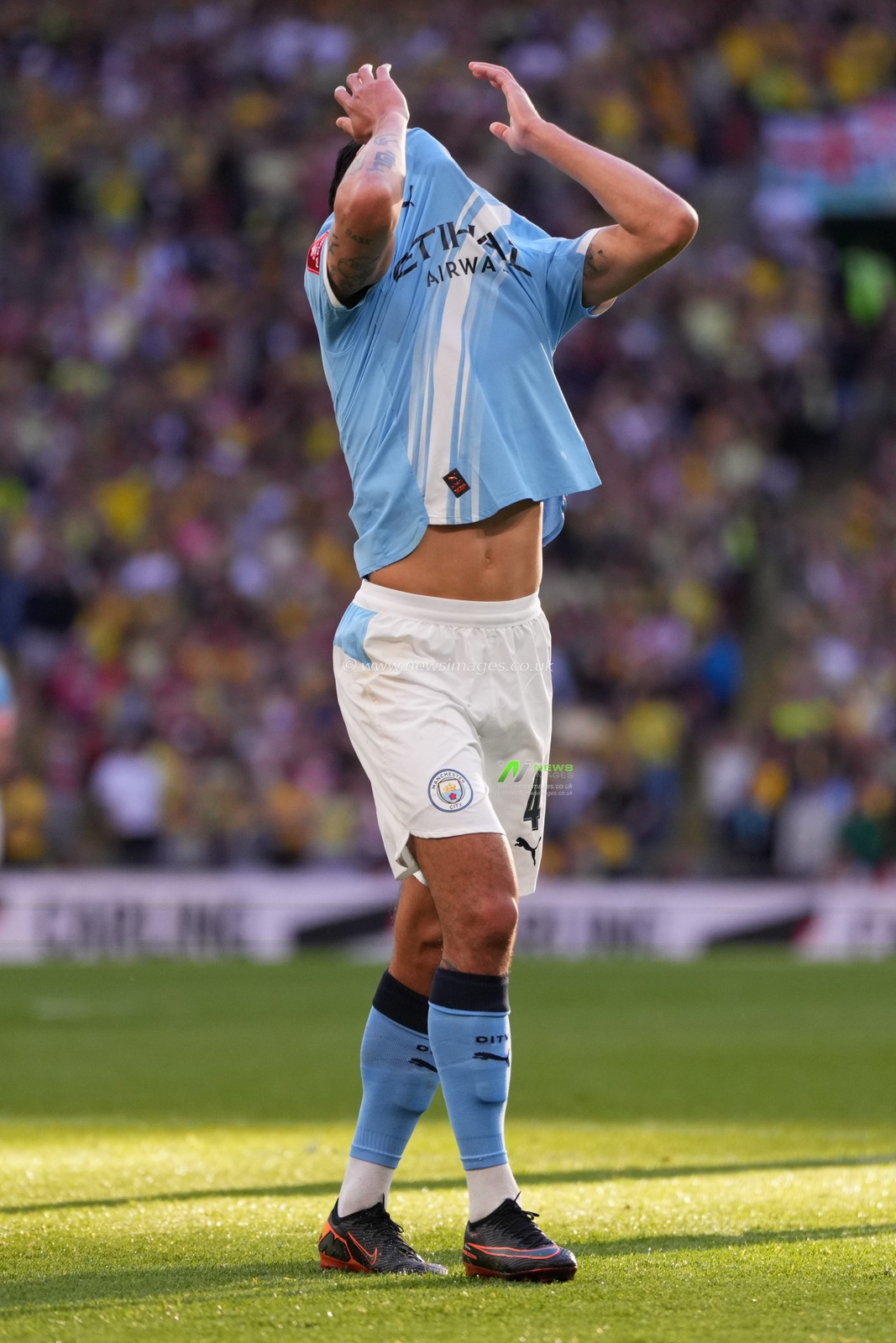 Tijjani Reijnders of Manchester City during the Emirates FA Cup Semi-Final match Manchester City vs Southampton at Wembley Stadium, London, United Kingdom on 25 April 2026

(Photo by Harvey Murphy/News Images)