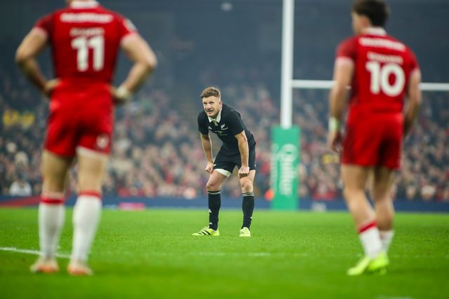 Damian McKenzie of New Zealand during the Quilter Nations Series 2025 match Wales vs New Zealand at Principality Stadium, Cardiff, United Kingdom, 22nd November 2025

(Photo by Andrew Lewis/News Images)

*** GER AUT SUI OUT ***