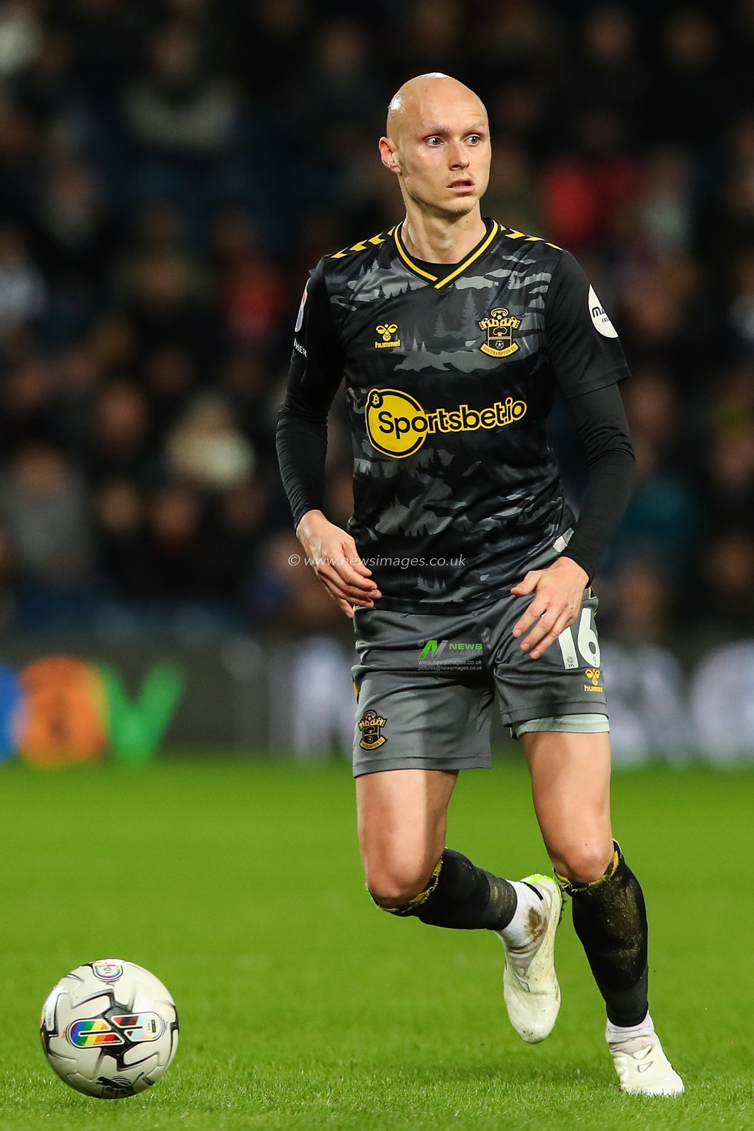 Will Smallbone of Southampton in action during the Sky Bet Championship match West Bromwich Albion vs Southampton at The Hawthorns, West Bromwich, United Kingdom, 16th February 2024

(Photo by Gareth Evans/News Images)