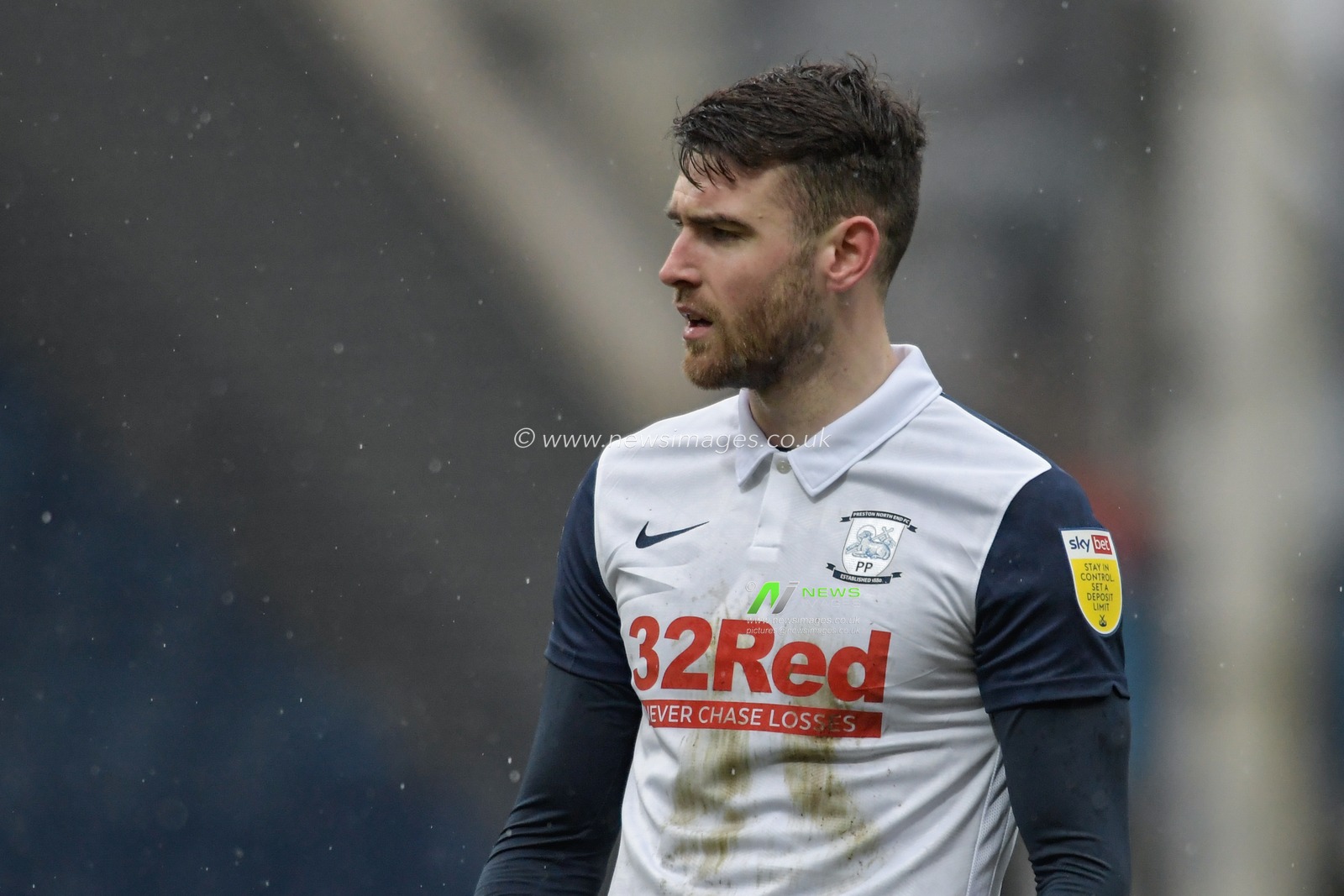 Ben Whiteman #17 of Preston North End in action during the game