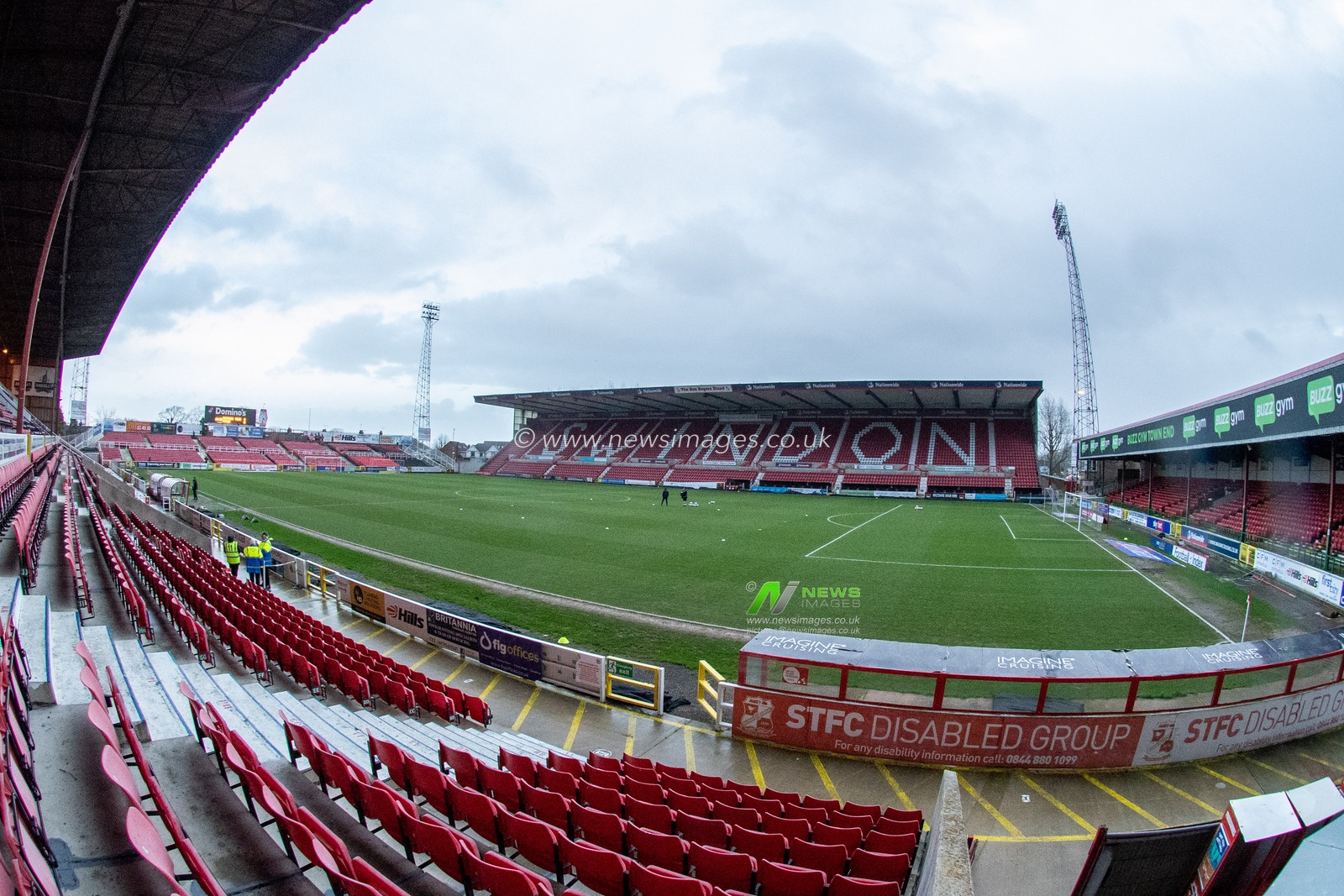 General Stadium view of The County Ground Swindon