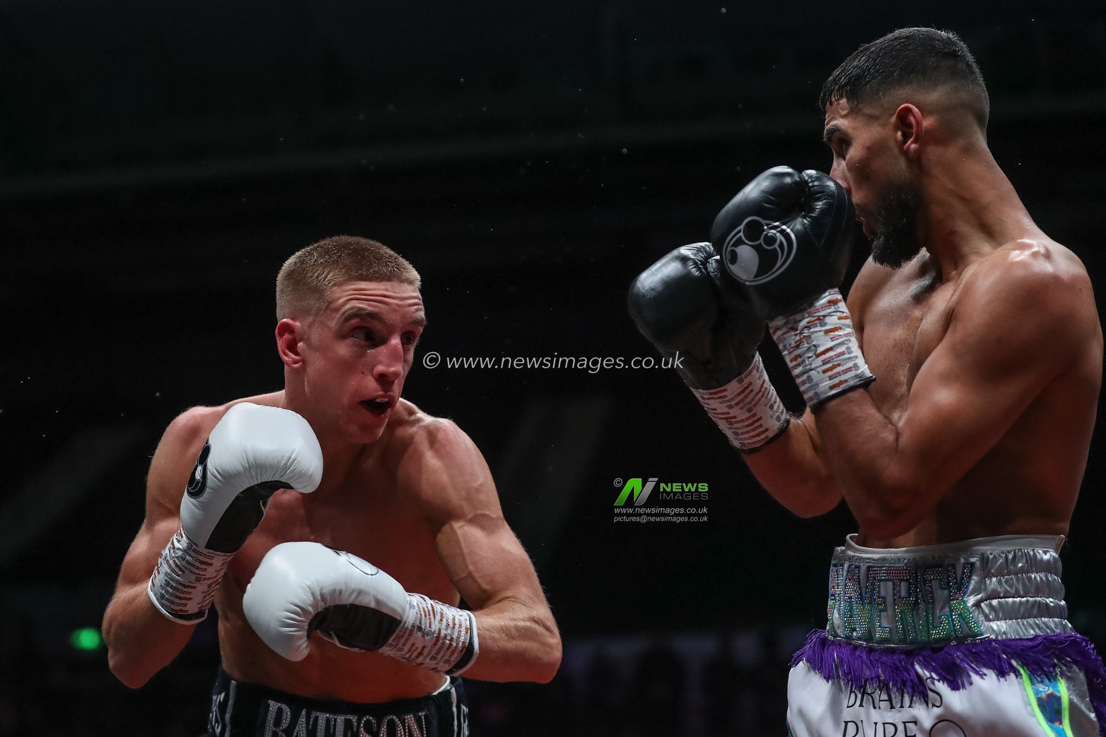Jack Bateson gets ready to throw a punch in the Jack Bateson vs Shabaz Masoud fight at the Sunny Edwards vs Felix Alvarado card at Utilita Arena, Sheffield, United Kingdom, 11th November 2022

(Photo by Gareth Evans/News Images)