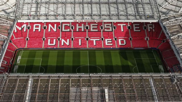An aerial view of Old Trafford and the The Sir Alex Ferguson Stand during the Premier League match Manchester United vs Crystal Palace at Old Trafford, Manchester, United Kingdom on 01 March 2026

(Photo by Mark Cosgrove/News Images)