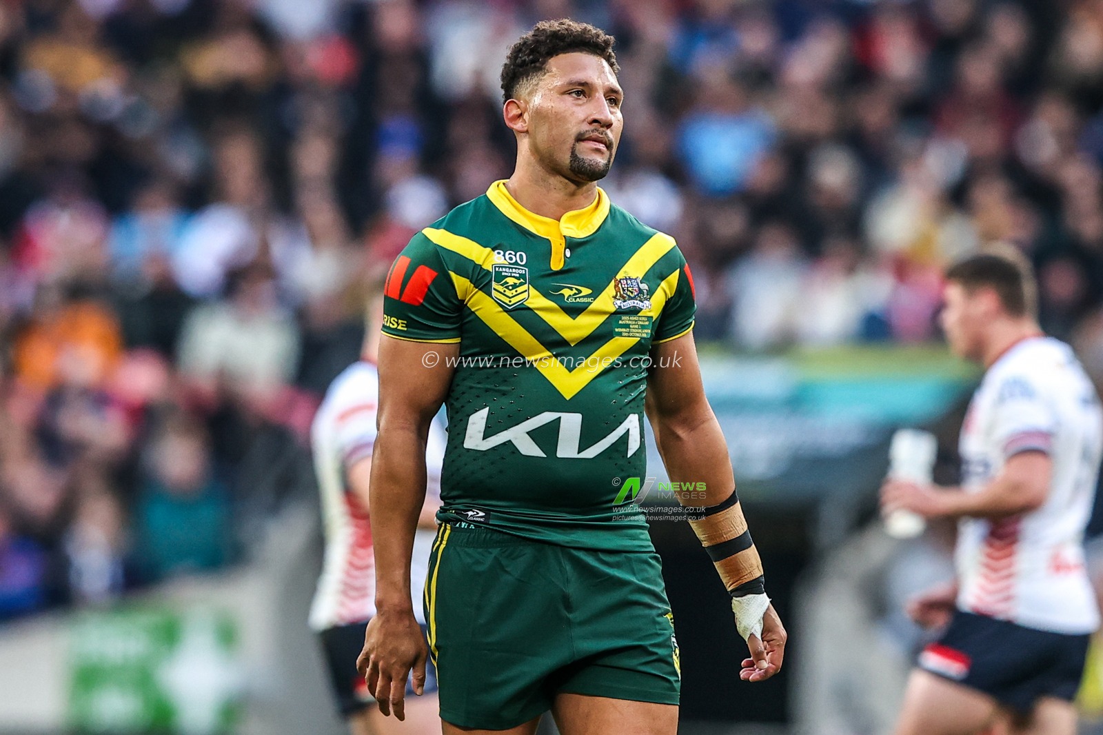 Gehamat Shibasaki of Australia during the The Ashes Series 2025 England vs Australia at Wembley Stadium, London, United Kingdom, 25th October 2025

(Photo by Alfie Cosgrove/News Images)