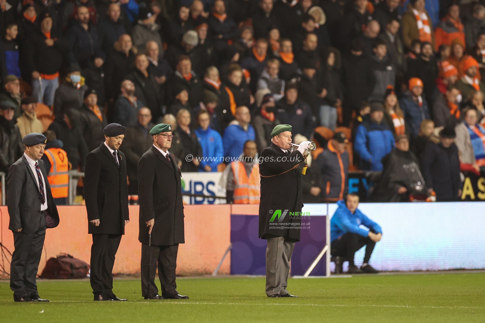 â€œThe Last Postâ€ is played to a silent Bloomfield Road as we remember the fallen