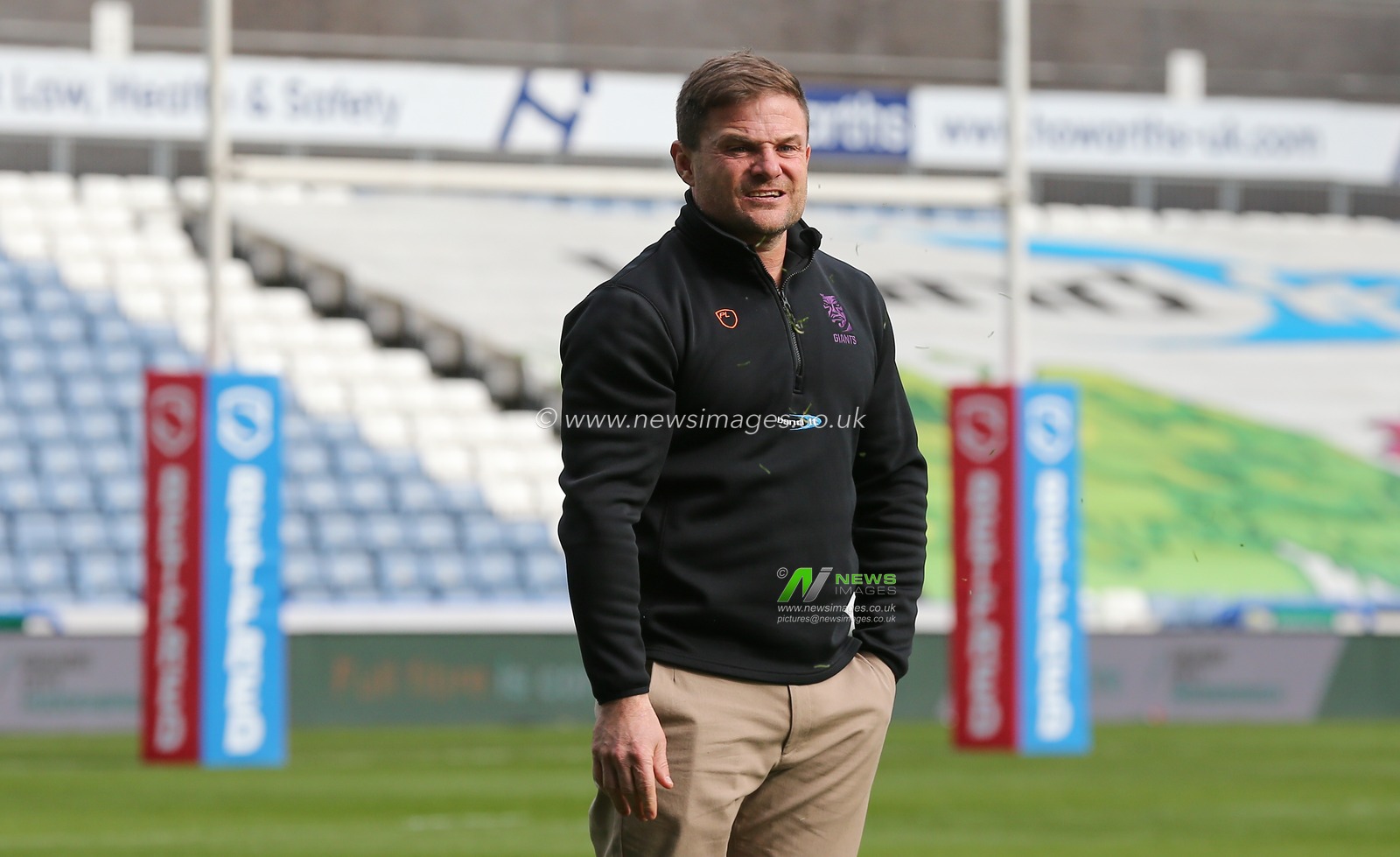 1st March 2020, John Smith's Stadium, Huddersfield, England; Betfred Super League, Huddersfield Giants v Wigan Warriors : Simon Woolford (Head Coach) of Huddersfield Giants.