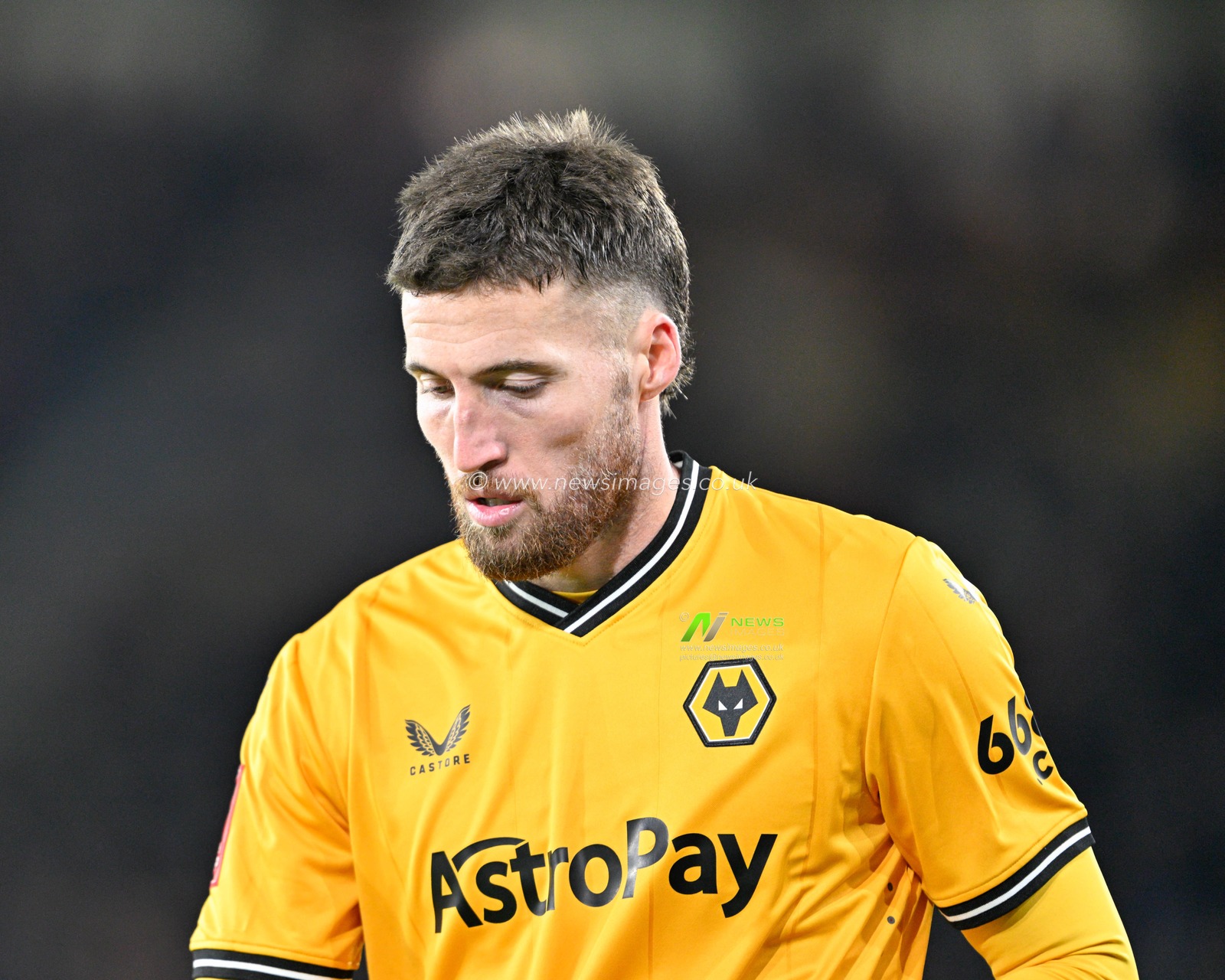Matt Doherty of Wolverhampton Wanderers looks dejected, during the Emirates FA Cup Third Round Replay match Wolverhampton Wanderers vs Brentford at Molineux, Wolverhampton, United Kingdom, 16th January 2024

(Photo by Cody Froggatt/News Images)